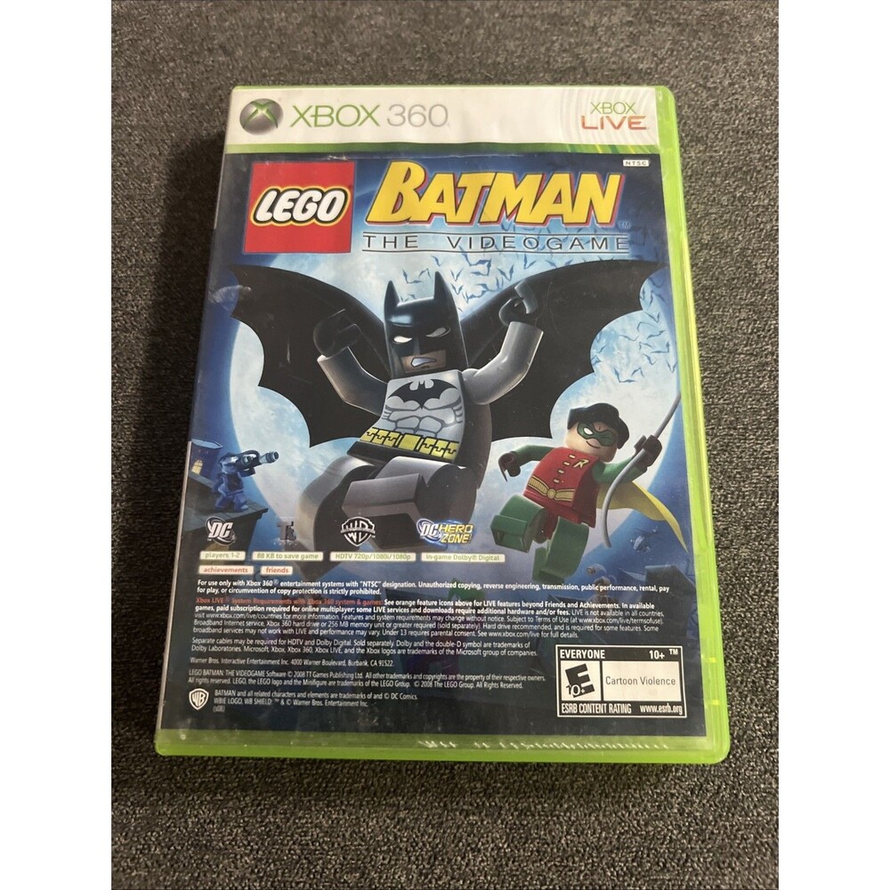LEGO Batman: The‎ Videogame (Microsoft Xbox 360, 2008) Complete